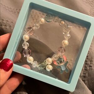 Stitch Charm Beaded Bracelet